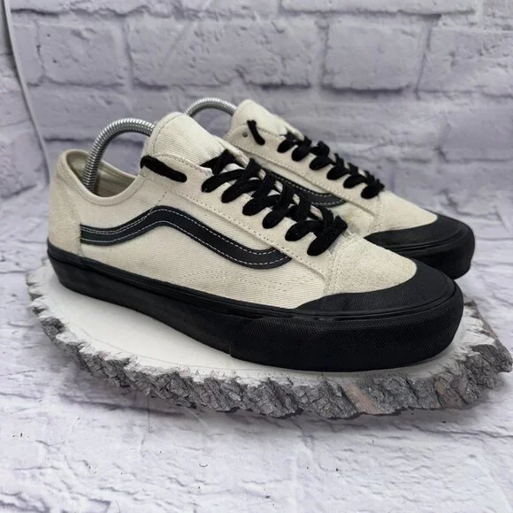 Vans Style 36 Decon SF 721278 Marshmallow Black Shoes Sneakers Sz M 8.5 W 10 - Picture 4 of 13